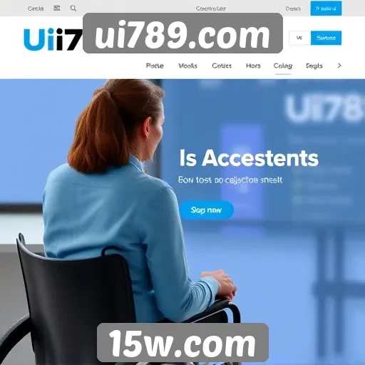 acessibilidade e usabilidade no site ui789