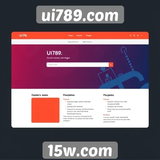 Avaliação da interface de usuário do site ui789.com
